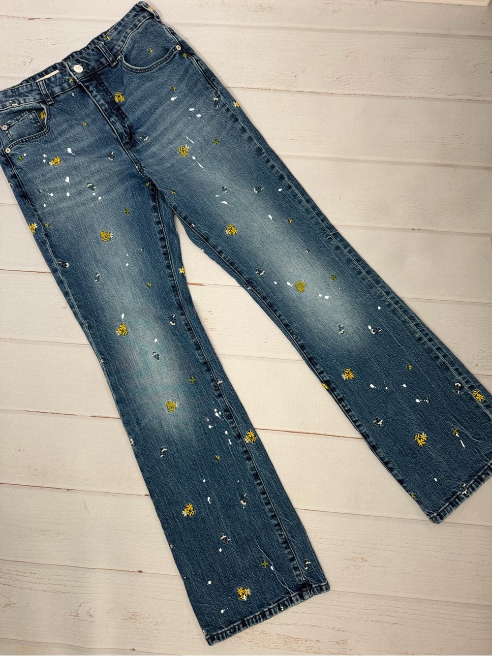 Anthropologie Pilcro The Icon Flare Jeans Size 28 - Picture 4 of 9